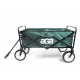 Aga Bollerwagen Gartenwagen faltbar mit Griff & Getränkehaltern bis 80 kg, Handwagen Outdoor  MR4610 Grün