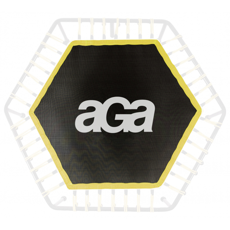 Aga Sprungtuch für Fitness-Trampolin Gelb, TrampolinSprungtuch Ersatz Sprungmatte, Sprungmatte
