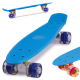 Aga Frisbee Skateboard LED Räder blau