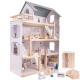Aga Puppenhaus aus Holz + Möbel 80cm