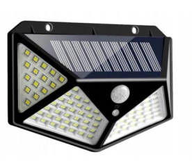 LED-Solarlampe - Dämmerungssensor - Bewegungssensor 70+30 SMD