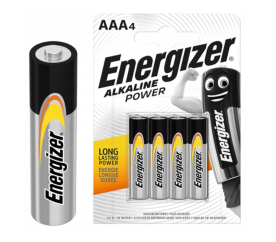 Satz mit 4x Batterien ENERGIZER AAA AP LR03