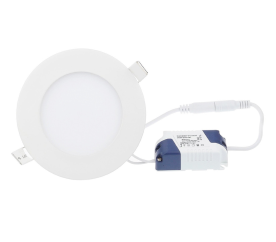 LED-Panel Deckenlampe Deckeleuchte CIRKULAR BRGD0100 versenkt - 120x120x12mm - 6W - 230V - 390Lm - neutral weiß