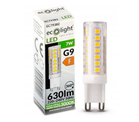 LED-Glühbirne - G9 - 7W - warmweiß
