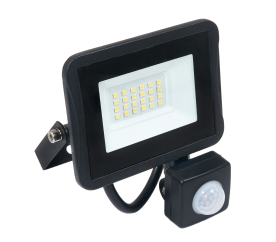 LED-Strahler IVO mit PIR-Sensor LED-Scheiwerfer für Innen und Aussen Wasserdicht - 20W - IP65 - 1700Lm - warmweiß - 3000K