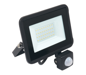 LED-Strahler IVO mit PIR-Sensor LED-Scheiwerfer für Innen und Auseen Wasserdicht - 30W - IP65 - 2550Lm - warmweiß - 3000K