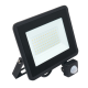 LED-Strahler IVO mit PIR-Sensor LED-Scheiwerfer für Innen und Aussen Wasserdicht  - 50W - IP65 - 4250Lm - warmweiß - 3000K