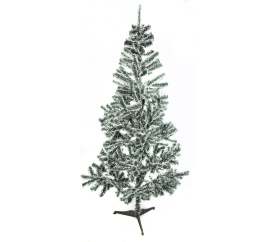 Aga Weihnachtsbaum Fichte weiß - grün 180 cm, Künstlicher Weihnachtsbaum, Tannenbaum mit ständer, Christbaum, Kunstbaum Weihnachten
