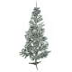 Aga Weihnachtsbaum Fichte weiß - grün 180 cm, Künstlicher Weihnachtsbaum, Tannenbaum mit ständer, Christbaum, Kunstbaum Weihnachten
