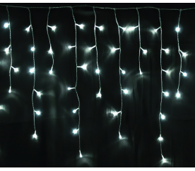 Linder Exclusiv Weihnachts-Regenlicht 120 LED Kaltweiß