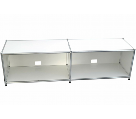 Aga TV-Tisch Fehrsehschrank 150x42x38 cm Weiß