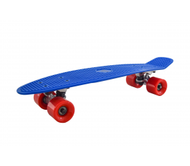 Spartan Pennyboard Blau, 60kg Belastbar, Pennyboard, Longboard, Skateboard