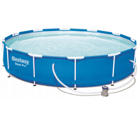 Bestway Steel Swimmingpool- Pro 3,66 x 0,76 m 56681 mit Kartuschenfilterung