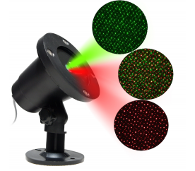 Aga Laser Dekorativer Projektor Grün/Rot MR9090