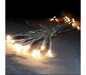 Linder Exclusiv Weihnachtskette Lichterkette 30 LED Warmweiß