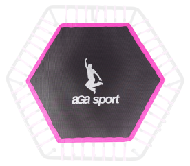 Aga Sprungmatte, Sprungtuch für Fitness-Trampolin Pink
