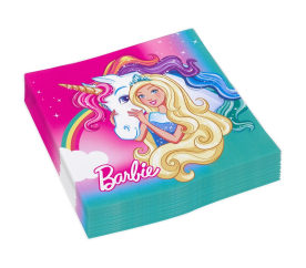 Barbie Papierservietten Barbie 33x33cm 20 Stück