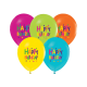 Aga4Kids Latex Luftballons Happy Birthday 30 cm 5 Stück