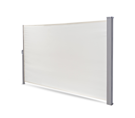 Aga Seitenmarkise 1,5 x 3m mit ausziehbar blickdicht,Sichtschutz Windschutz für Balkon und Terasse,Seitenrollo Wandhalterung Beige