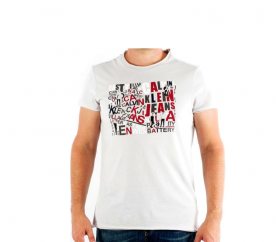 CALVIN KLEIN T-shirt cmp57p9co Grau Klar