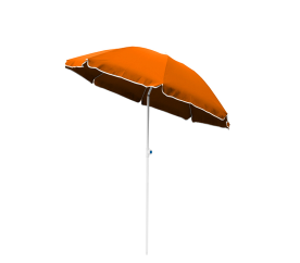 Linder Exclusiv Sonnenschirm, Gartenschirm MC180N ,mit Einfacher Mechanismus zum Öffen und Schließen des Sonnenschirm,Ø 180 cm,Orange