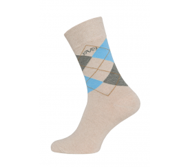 Versace 19.69 BUSINESS Socken 5er-Pack Beige-Blau (C178)