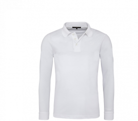 GF Ferre Langarm-Poloshirt Weiß X871