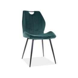 Signal Esszimmerstuhl ARCO VELVET Grün 78 Modernes Design Polster-Stuhl Wohnzimmerstuhl Küchenstühle 