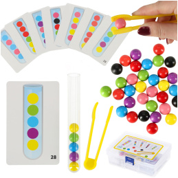 Aga Lernpuzzle farbige Montessori-Kugeln