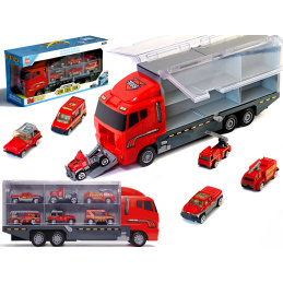 Aga Transportfahrzeug TIR + Feuerwehrfahrzeuge aus Metall