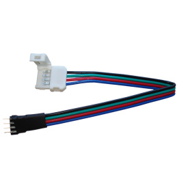 Stecker für LED-Streifen - RGB - 10mm - 4pin - Streifen / CONTROLLER