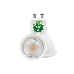LED-Glühbirne - GU10 - 5W - 38 Grad - warmweiß, LED Leuchtmittel, LED Lampe, LED Glühbirne, LED Birne  