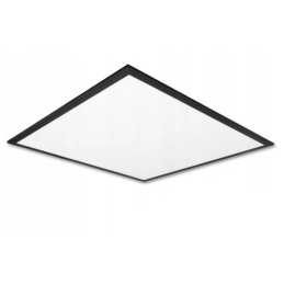 LED-Panel Deckenlampe Deckenleuchte schwarz 60 x 60cm - 50W - 4700Lm - neutralweiß