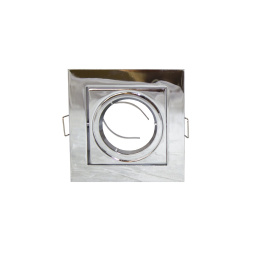 SMART Deckenstrahler Deckenleuchte Deckenlampe BRG70450 schwenkbar - Aluminium - quadratisch - Chrom