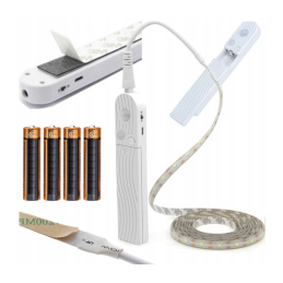 Batterie-/USB-LED-Streifen mit Bewegungssensor - 2m  LED-Streifen LED-Stripe LED-Band