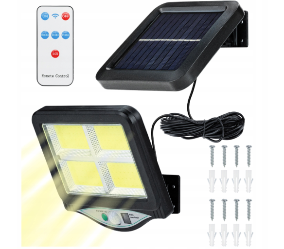 LED-Solarlampe mit COB-Bewegungssensor