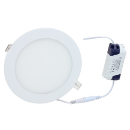 LED-Panel Deckenlampe Deckeleuchte CIRKULAR BRGD0106 225x225x17mm eingelassen - 18W - 230V - 1480Lm - neutral