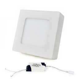 LED-Quadratische Panel BRGD0125 120x120x20mm montiert - 6W - 230V - 390Lm - kalt
