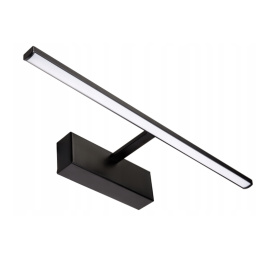 LED-Wandleuchte für Badezimmer- 50 cm - 12 W Schwarz