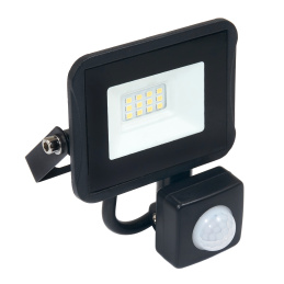 LED-Strahler IVO mit PIR-Sensor LED-Scheiwerfer für Aussen und Innen Wasserdicht - 10W - IP65 - 850Lm - warmweiß - 3000K