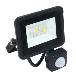 LED-Strahler IVO mit PIR-Sensor LED-Scheiwerfer für Innen und Aussen Wasserdicht   - 20W - IP65 - 1700Lm - neutralweiß - 4500K
