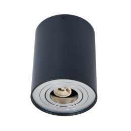LED Wandleuchte Wandstrahler Wandlampe Hängeleuchte 100-CPA - rund - schwarz silber + Fassung GU10