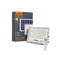 LED-Solar-Straßenlampe 50W mit Fernbedienung - neutralweiß