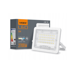 LED Strahler LED-Scheiwerfer für Innen und Aussen Wasserdicht  30W - 2700 lm - IP65 Weiss