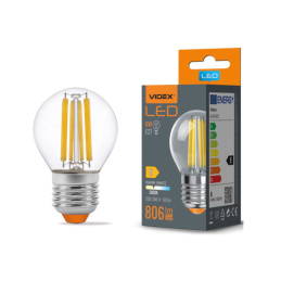 LED Leuchtmittel Ersatz filament LED Leuchmittel Ersatz LED Leuchtmittel, LED Lampe, LED Glühbirne, LED Birne  - E27 - 6W - G45 - warmweiß