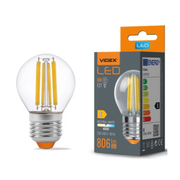 LED Leuchtmittel Ersatz  LED-Glühbirnen filament LED Leuchtmittel, LED Lampe, LED Glühbirne, LED Birne  - E27 - 6W - G45 - neutralweiß