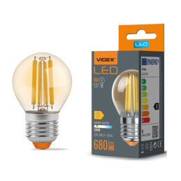 LED Leuchtmittel Ersatz  filament AMBER LED Leuchmittel Ersatz LED Leuchtmittel, LED Lampe, LED Glühbirne, LED Birne - E27 - 6W - G45 -warmweiß