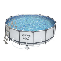 Bestway Steel Swimmingpool -Pro Max 4,57 x 1,22 m 56438 mit Zubehör