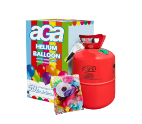 Aga4Kids Helium Balloon Gas für ca.50 Luftballons Heliumflasche Luftballons heliumtank ideal für Kindergeburtstage Grün/Blau/Rosa