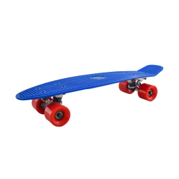Spartan Pennyboard Blau, 60kg Belastbar, Pennyboard, Longboard, Skateboard